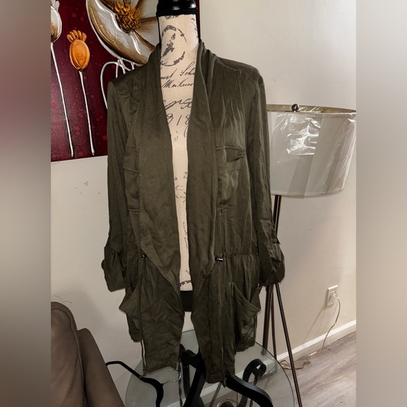 torrid Jackets & Blazers - Torrid Dark Olive Utility Jacket